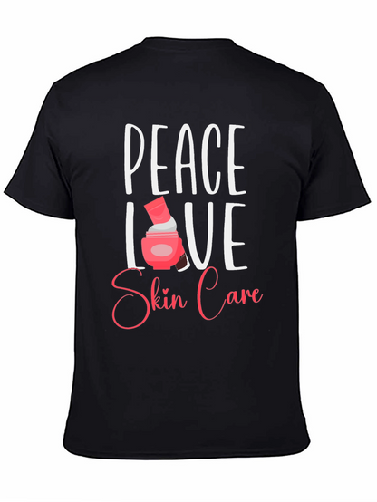 Peace Love Skin Care Black T-Shirt