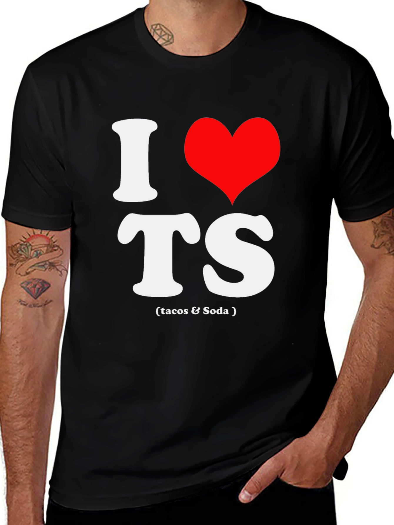 I Love TS (Tacos & Soda) Graphic Tee