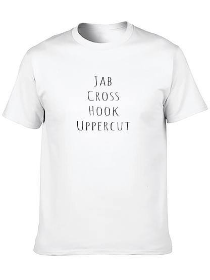 Boxing Punches Black T-Shirt