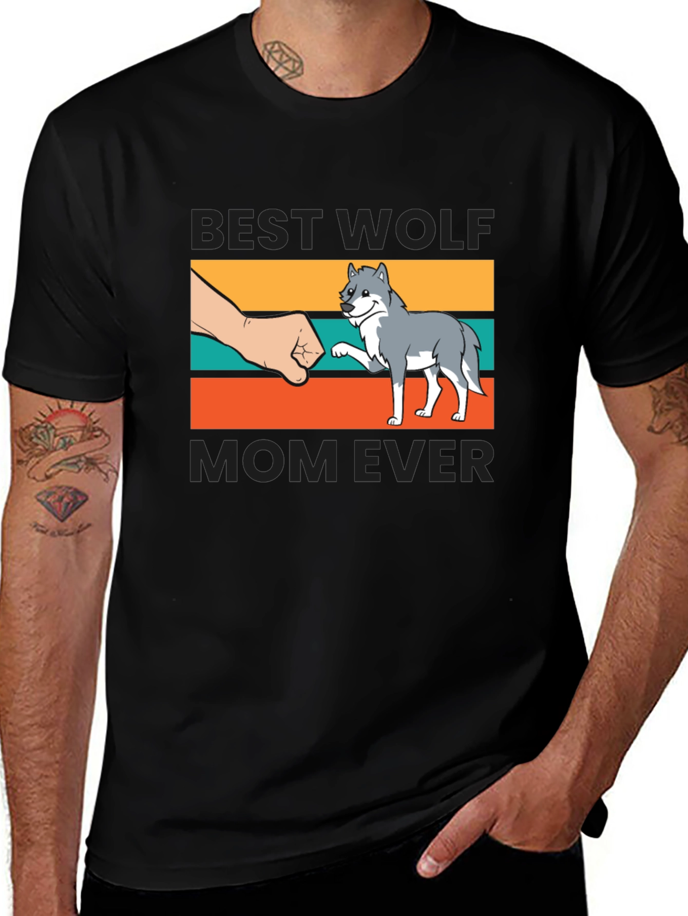 Best Wolf Mom Ever T-Shirt