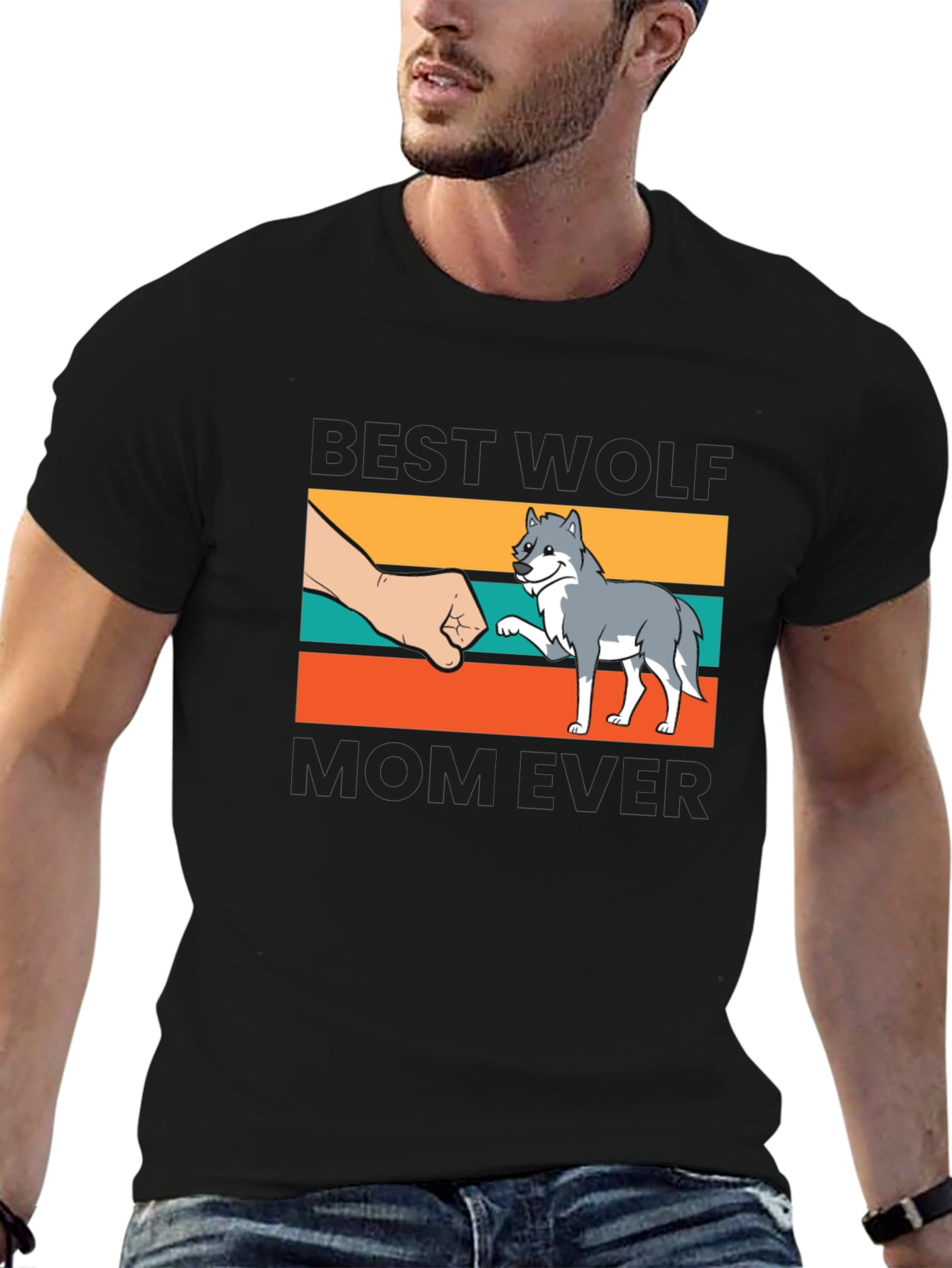Best Wolf Mom Ever T-Shirt