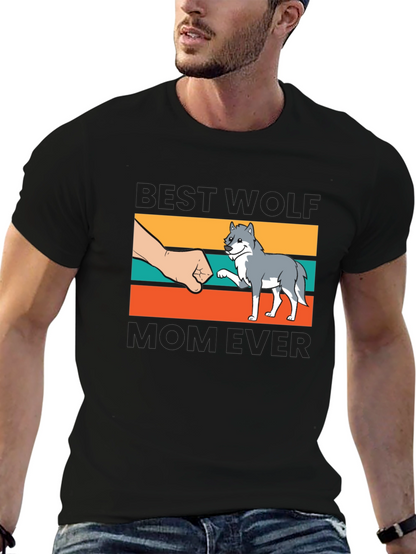 Best Wolf Mom Ever T-Shirt