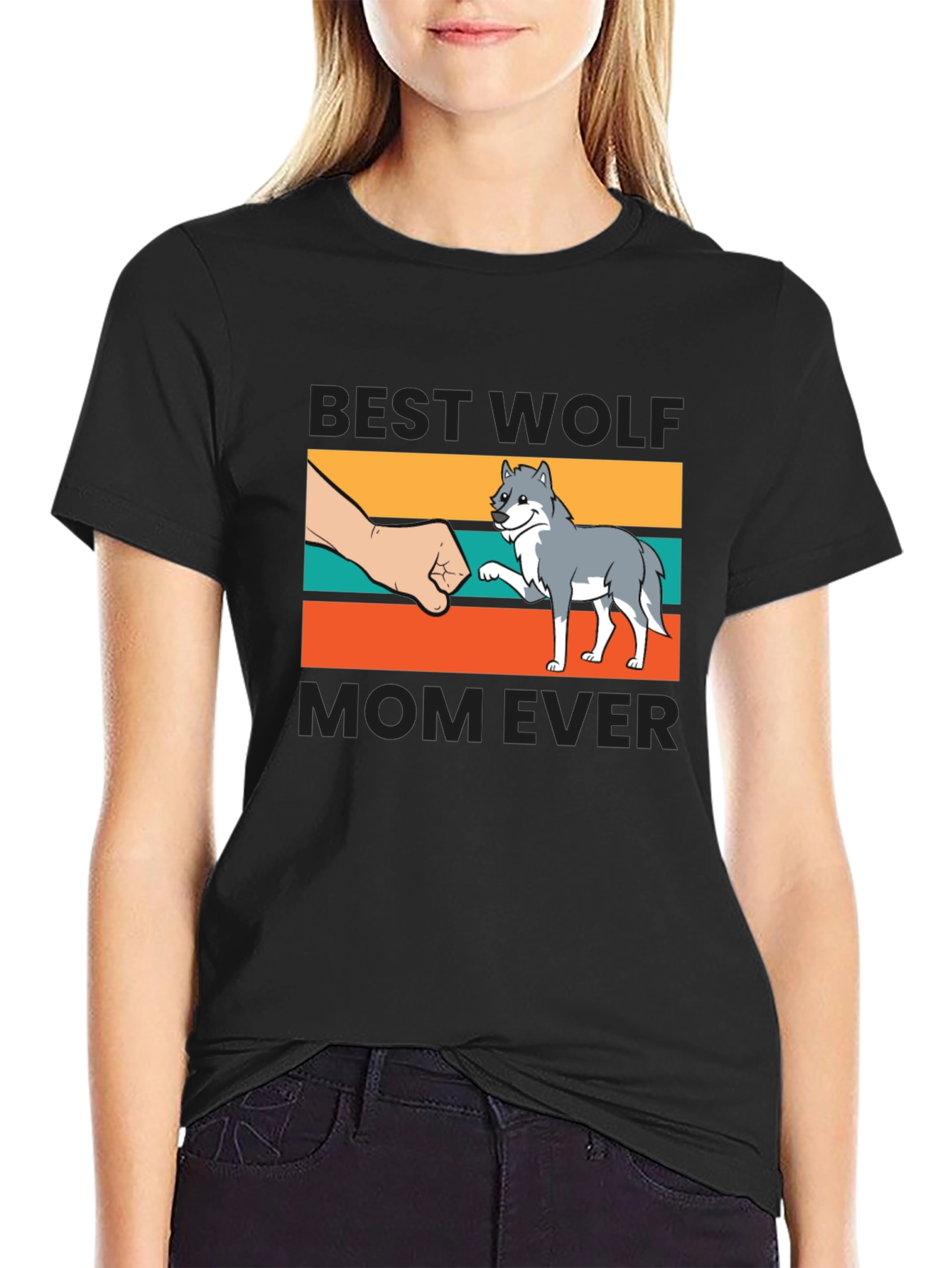 Best Wolf Mom Ever T-Shirt