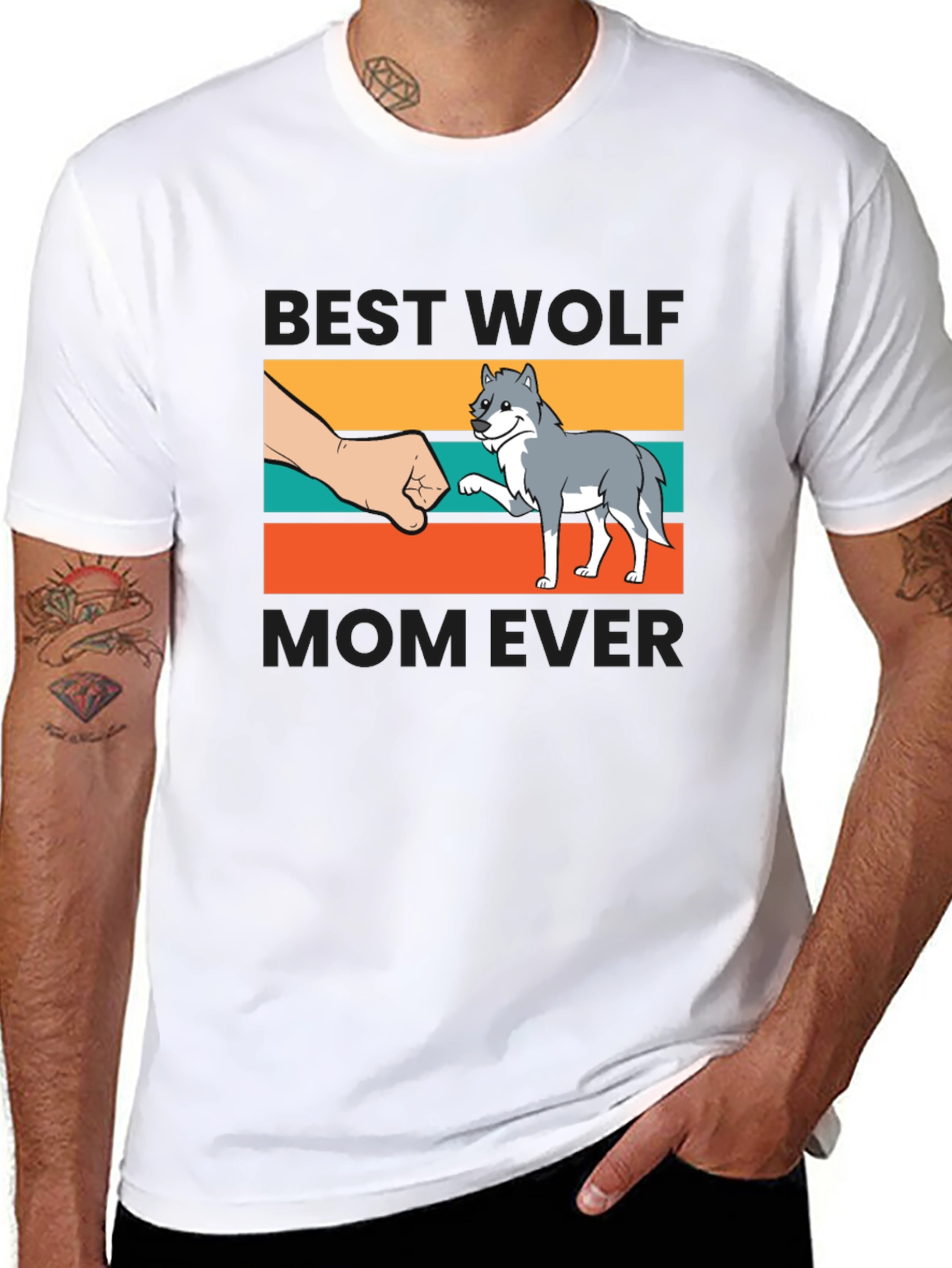 Best Wolf Mom Ever T-Shirt