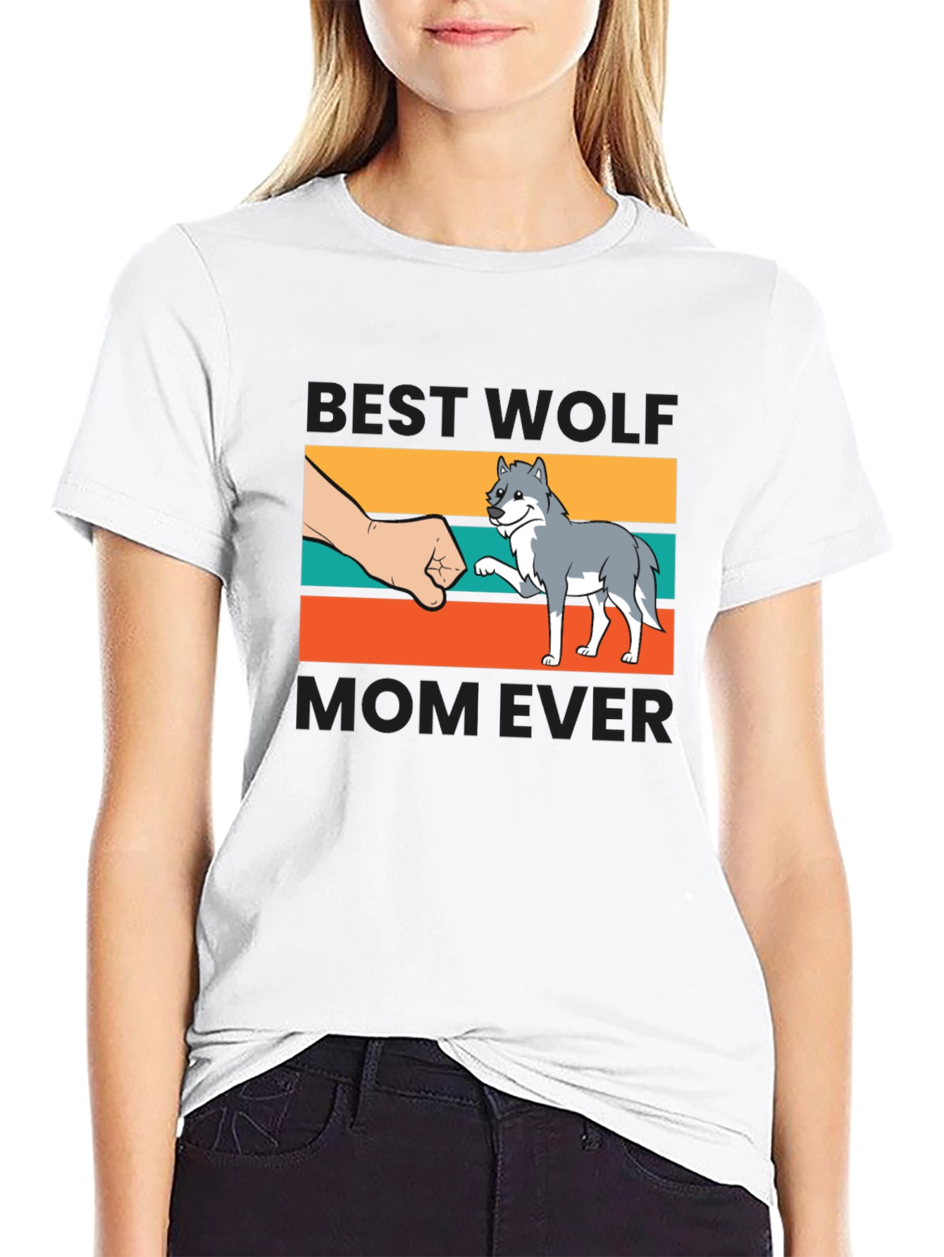 Best Wolf Mom Ever T-Shirt