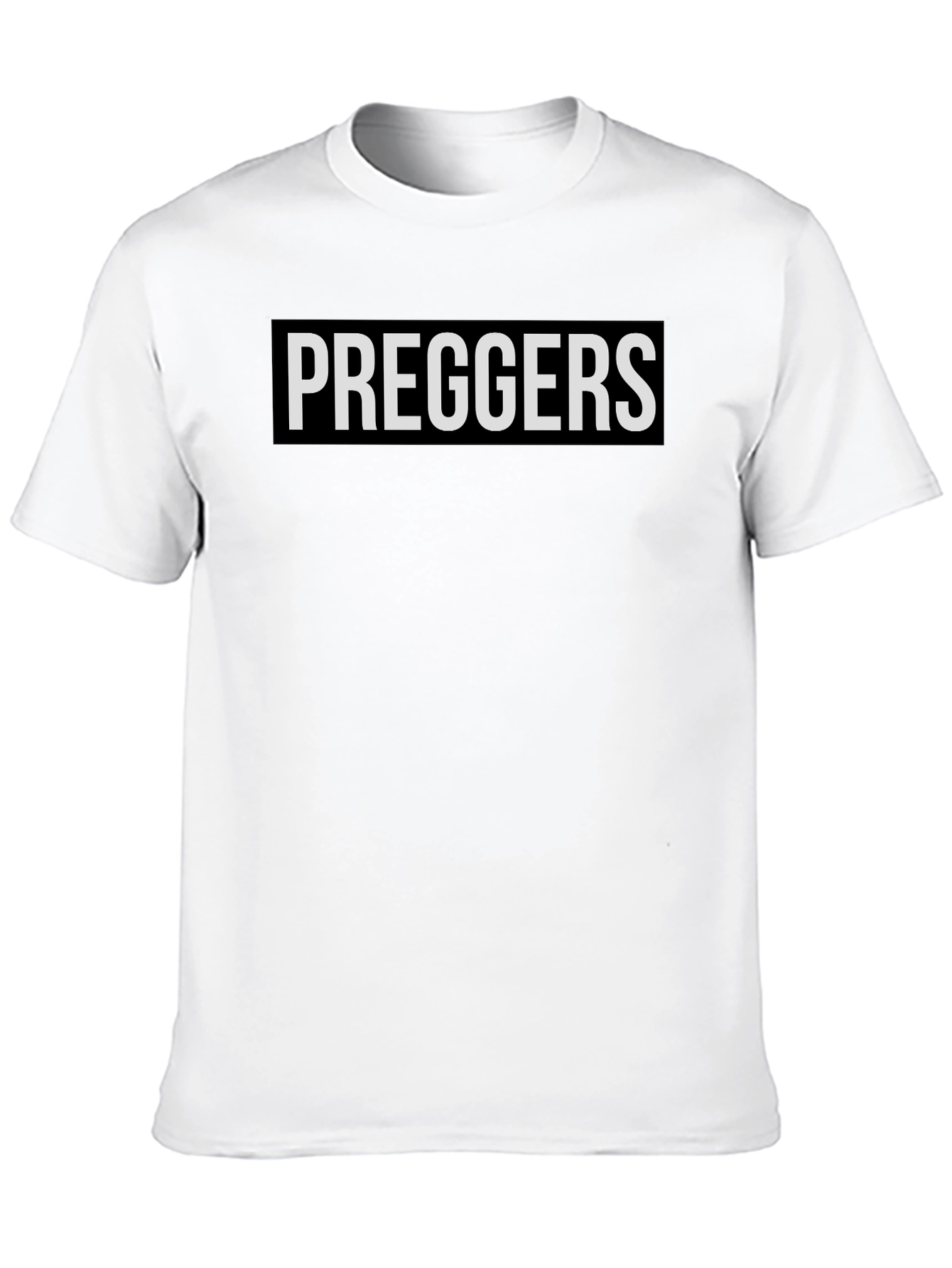 Preggers Graphic Tee - Black