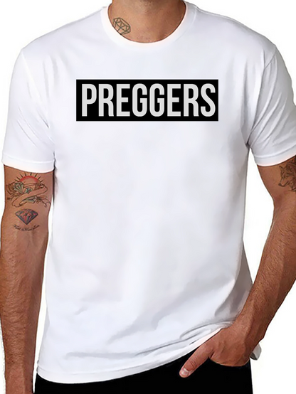 Preggers Graphic Tee - Black
