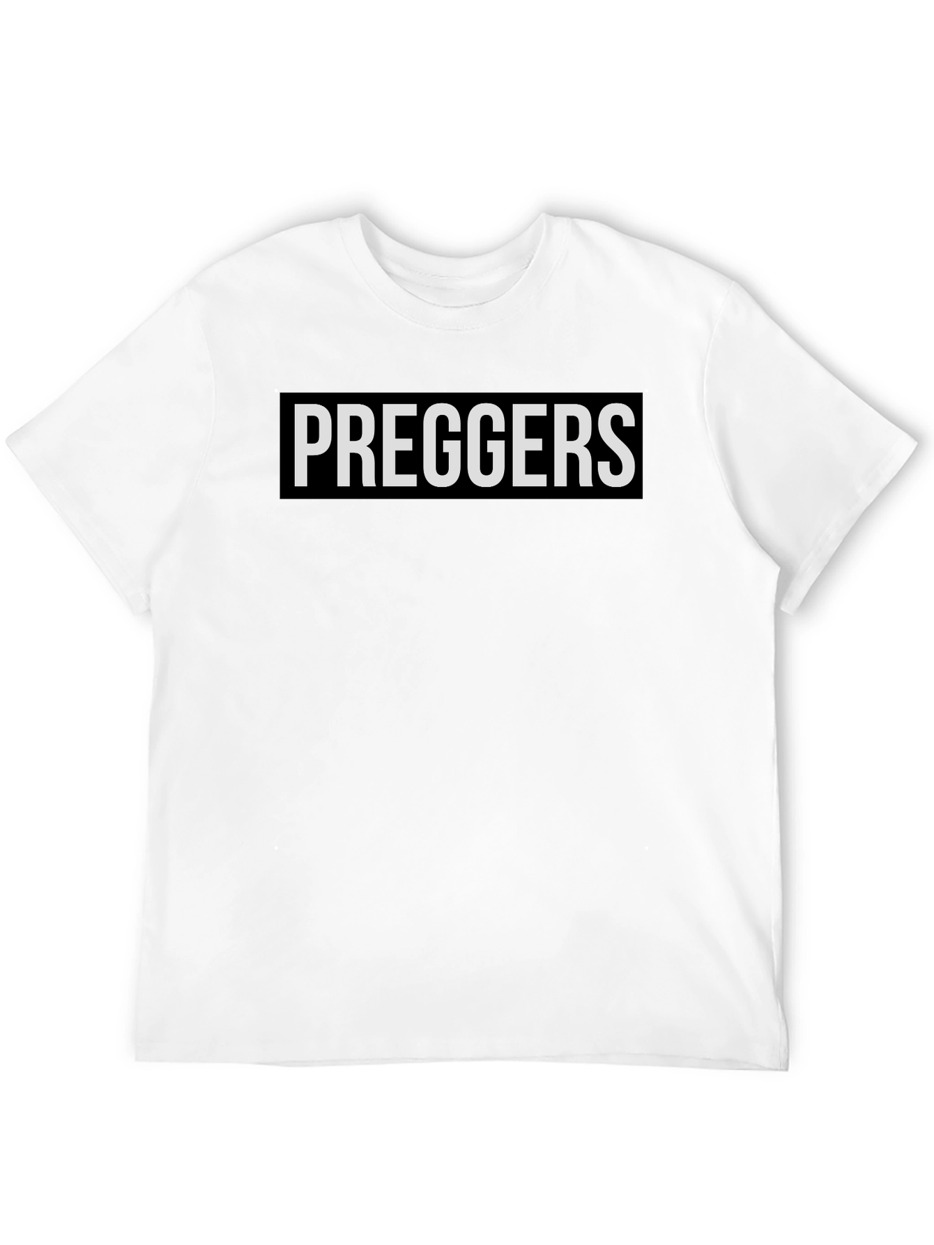 Preggers Graphic Tee - Black