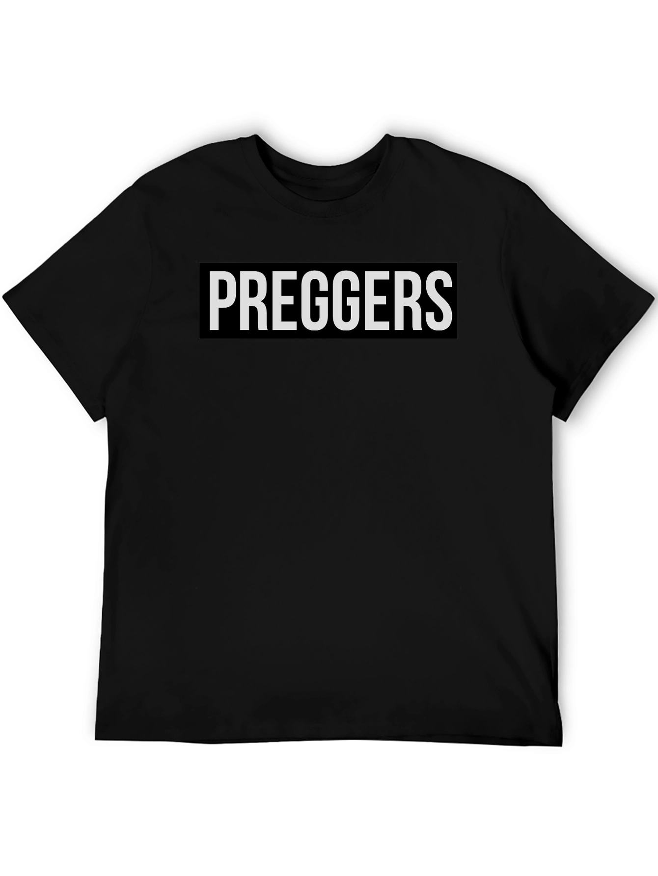 Preggers Graphic Tee - Black