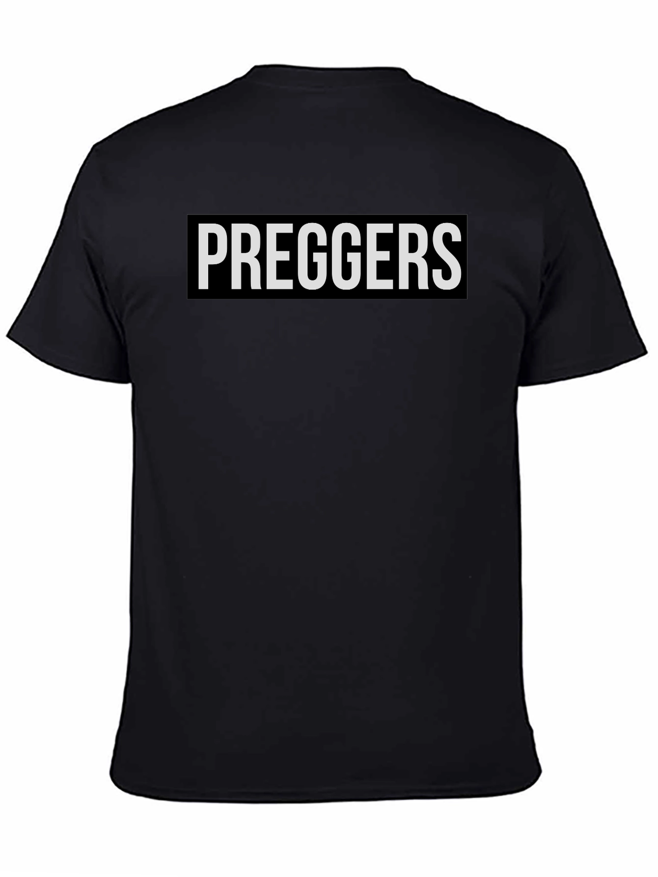 Preggers Graphic Tee - Black