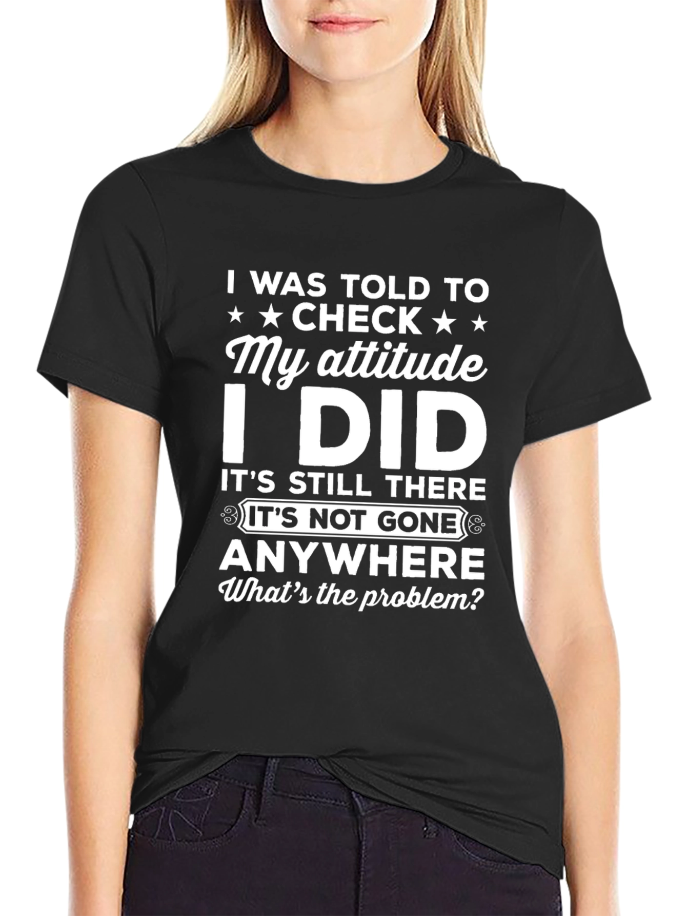 Funny Attitude Check T-Shirt
