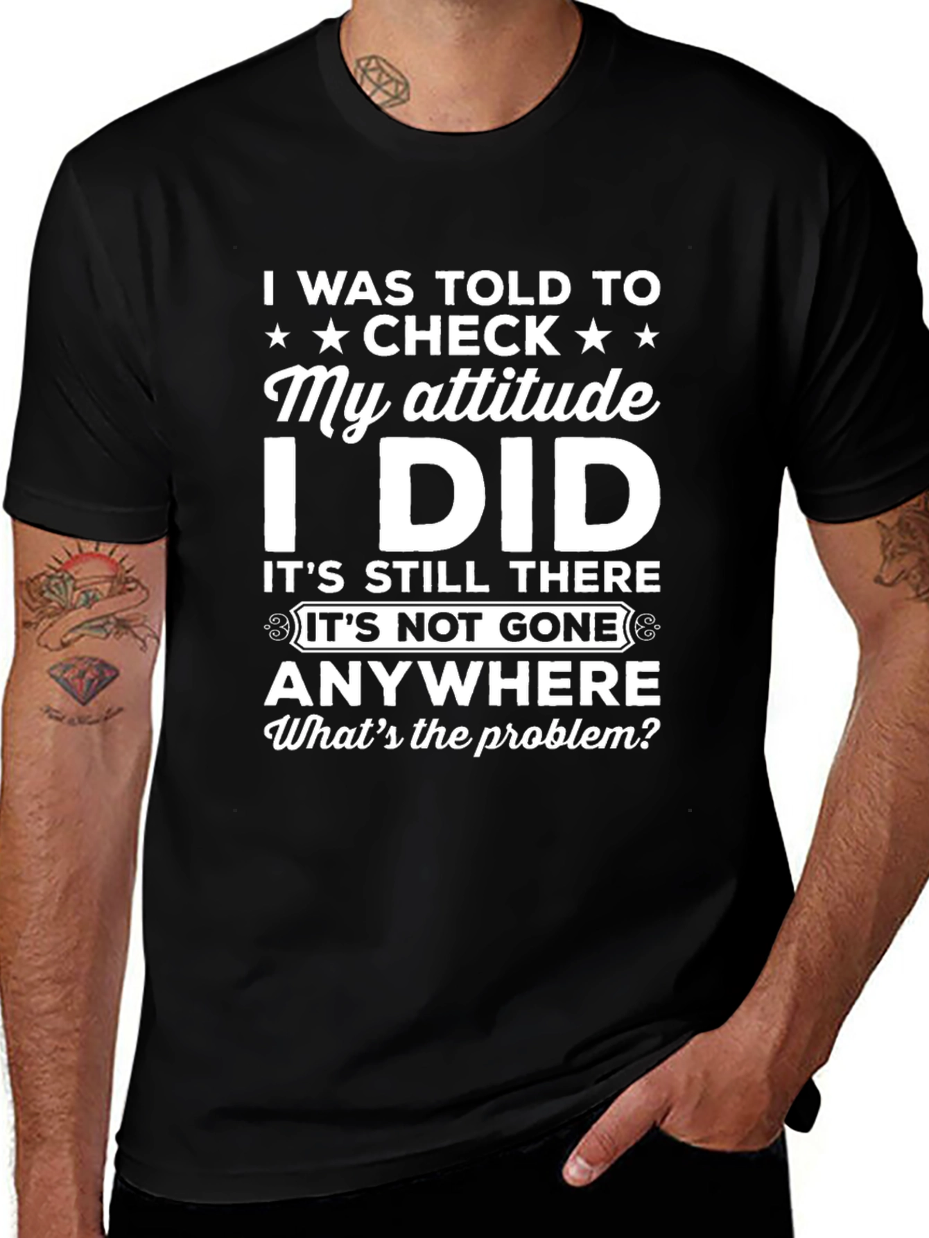 Funny Attitude Check T-Shirt