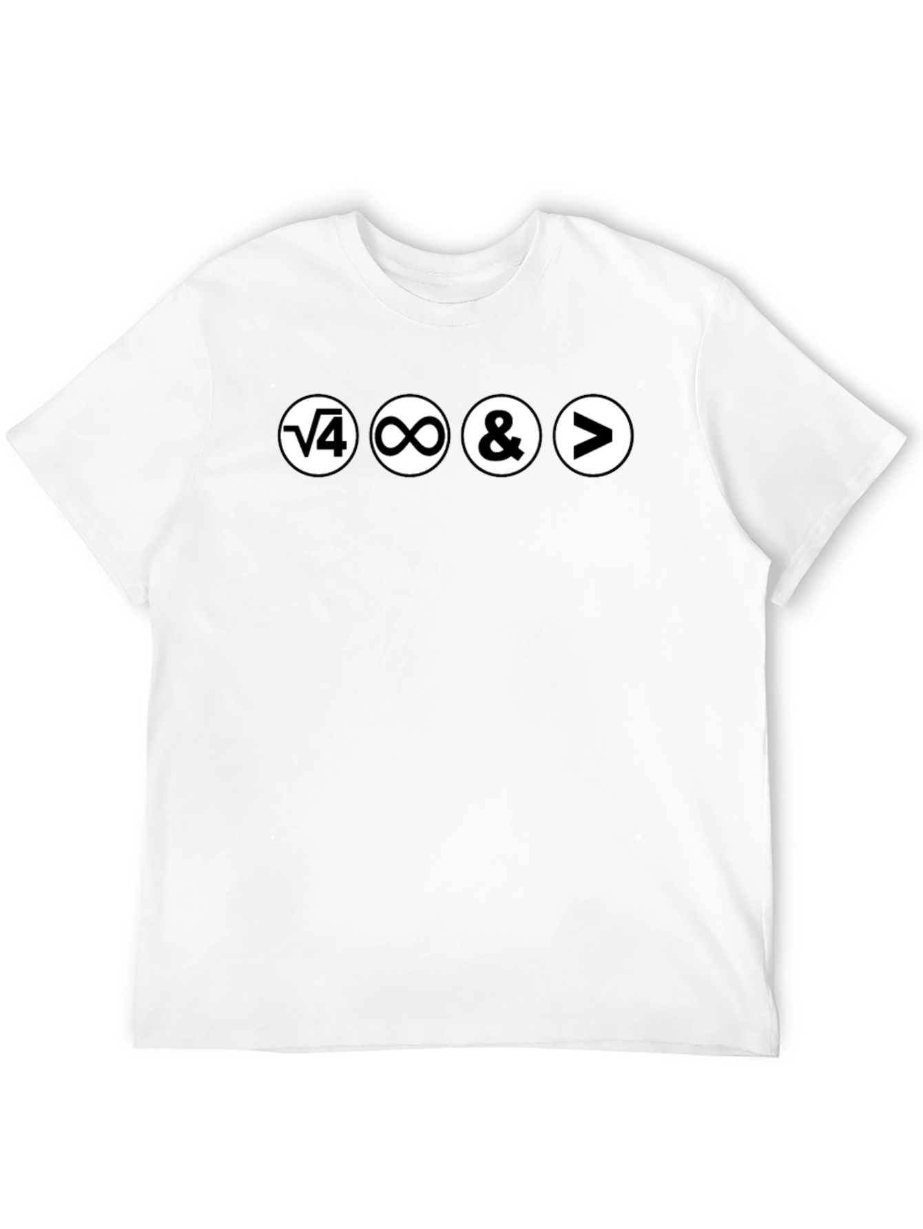 Math Pun T-Shirt - Root 4 is 2