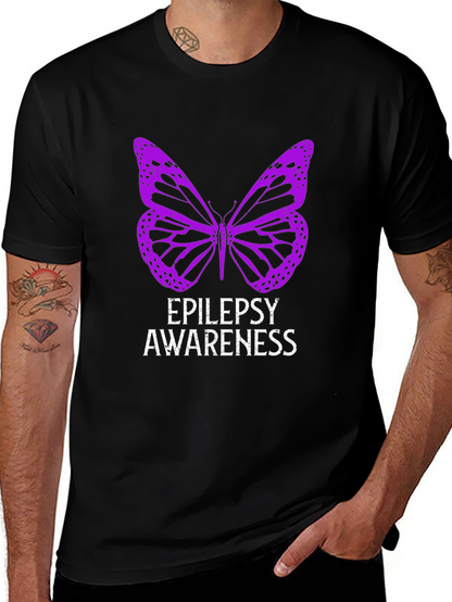 Epilepsy Awareness Butterfly Graphic Tee