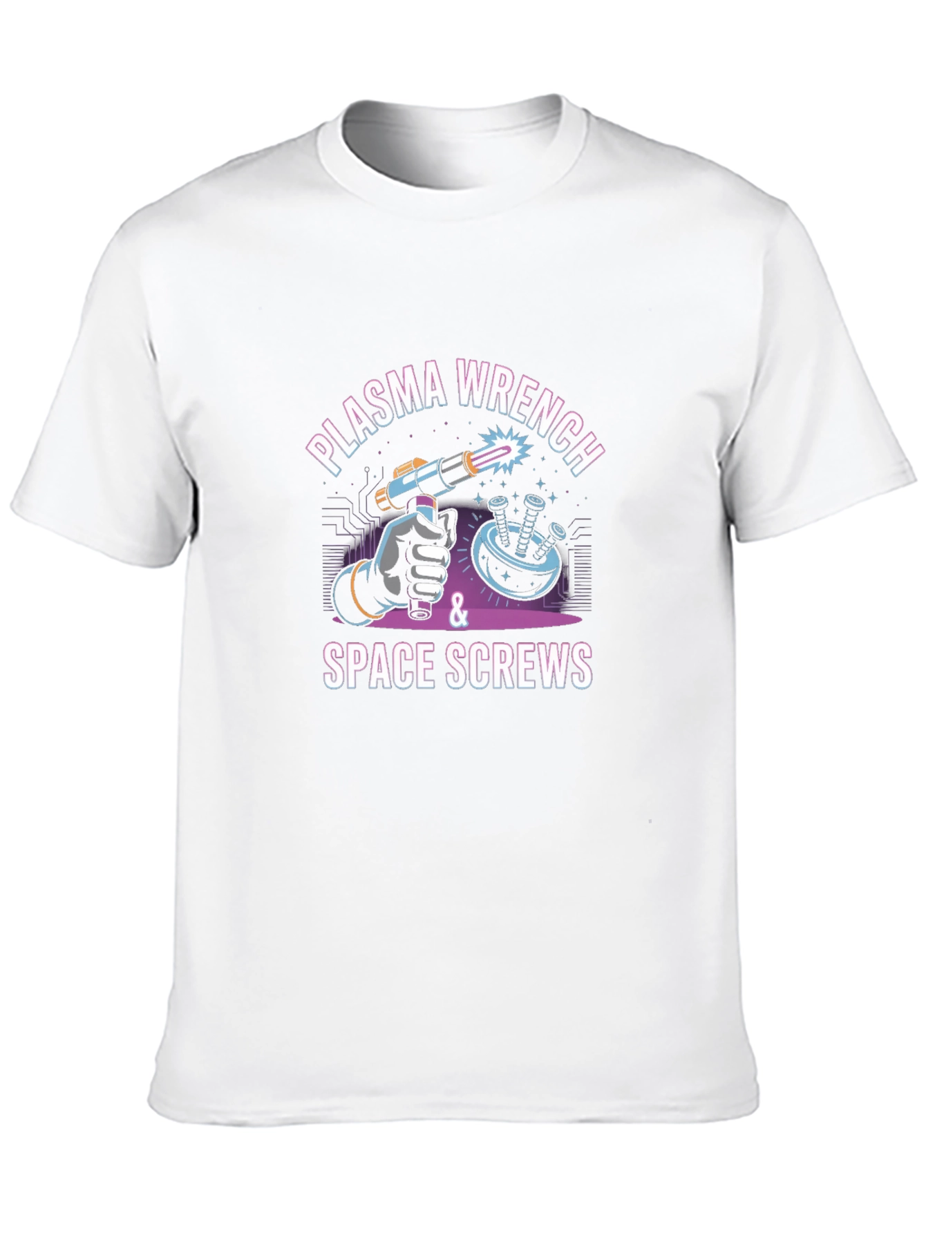 Plasma Wrench & Space Screws Graphic Tee