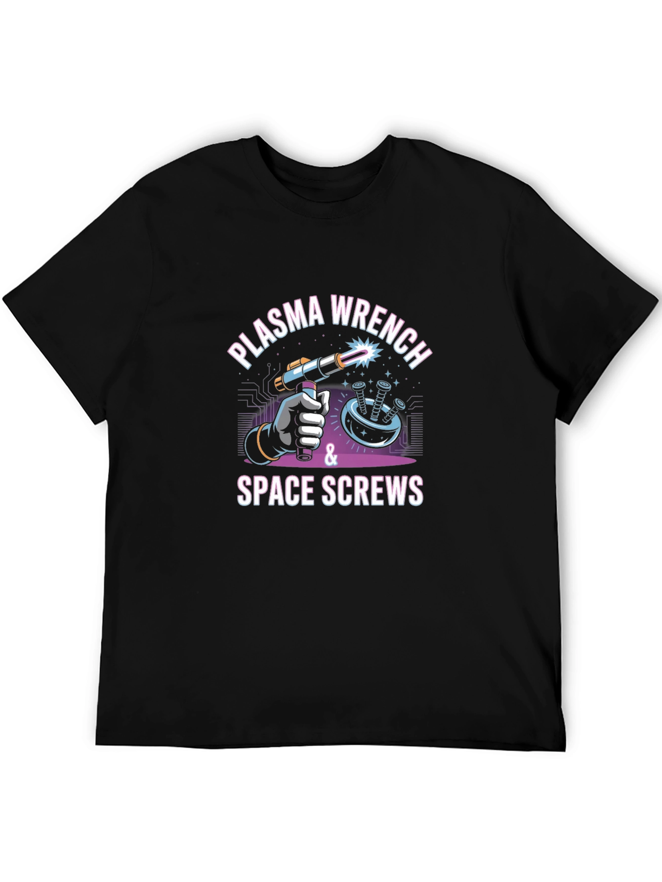 Plasma Wrench & Space Screws Graphic Tee