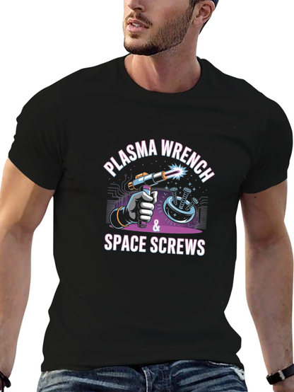 Plasma Wrench & Space Screws Graphic Tee