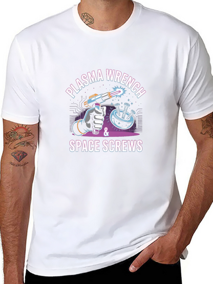 Plasma Wrench & Space Screws Graphic Tee
