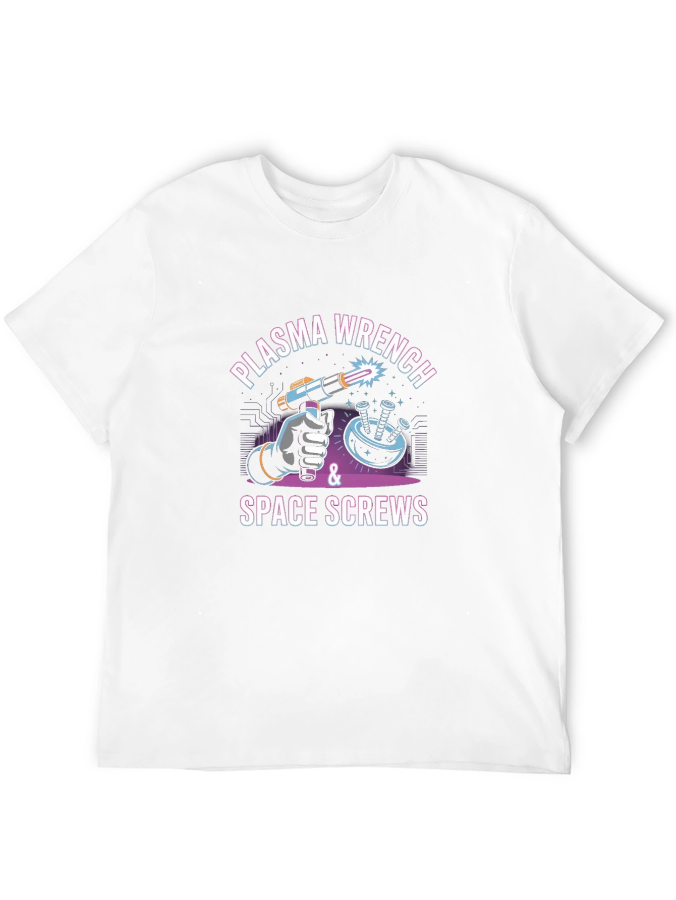 Plasma Wrench & Space Screws Graphic Tee