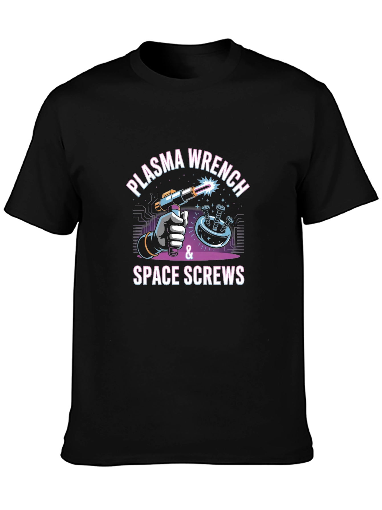 Plasma Wrench & Space Screws Graphic Tee