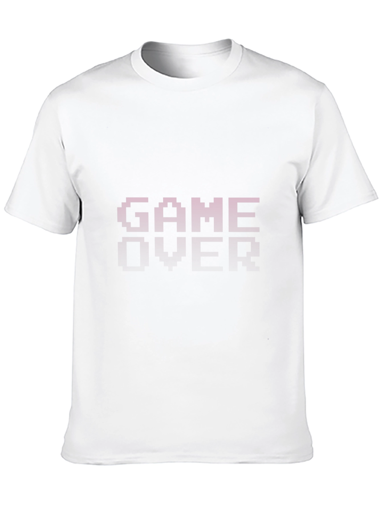 Game Over Graphic Tee - Pixelated Retro Design