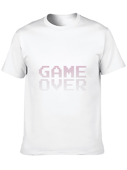 Game Over Graphic Tee - Pixelated Retro Design