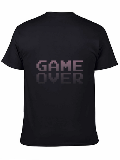 Game Over Graphic Tee - Pixelated Retro Design