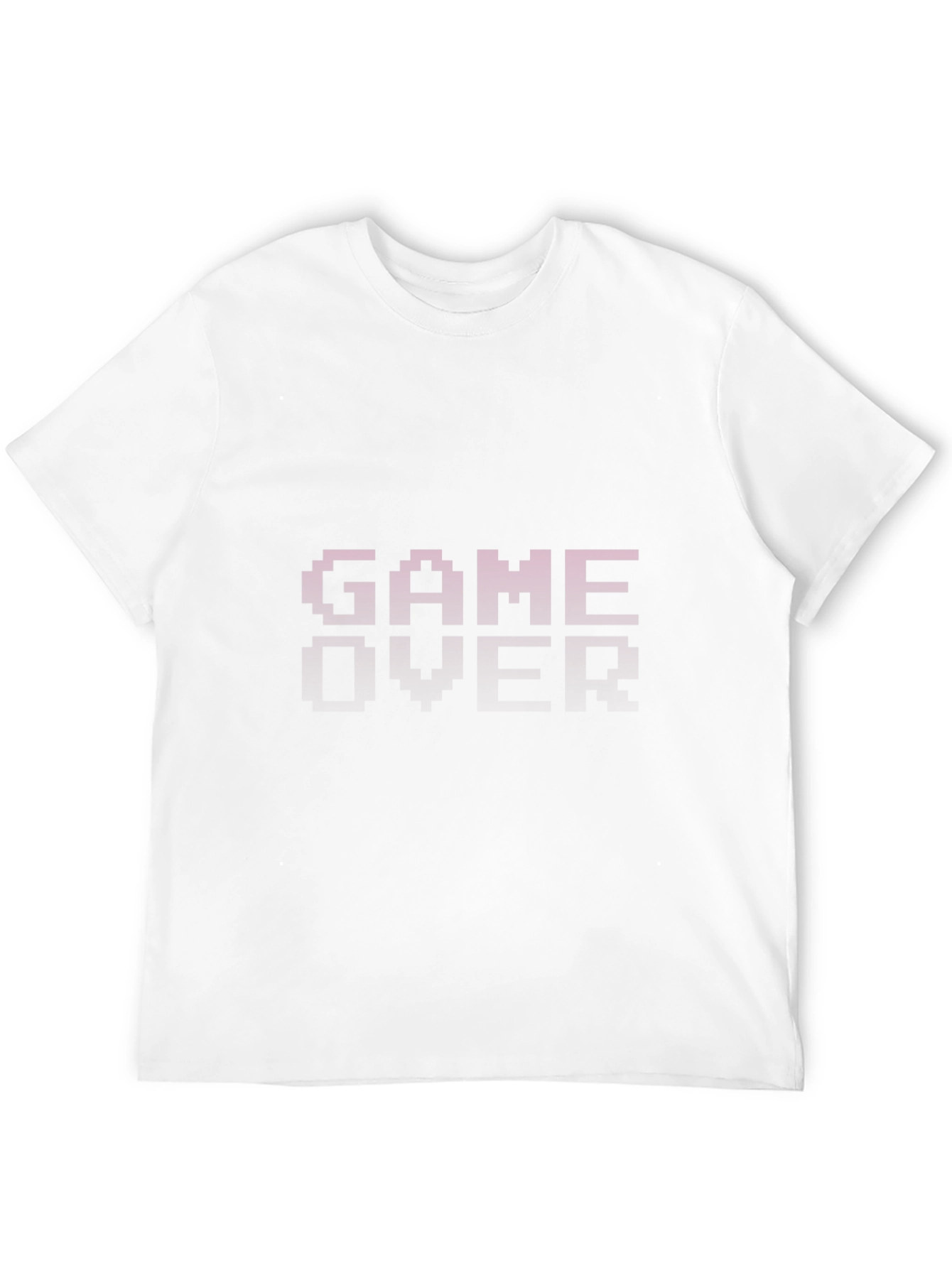 Game Over Graphic Tee - Pixelated Retro Design