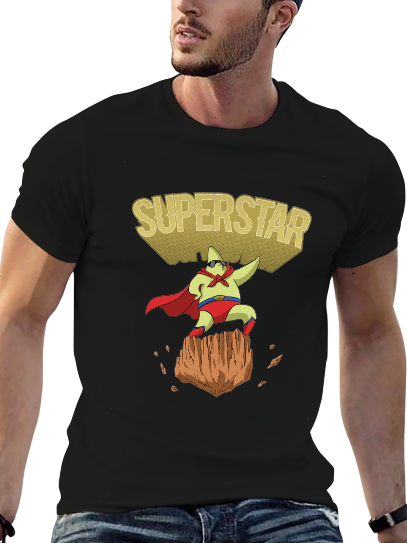 Superstar Cartoon Graphic Tee