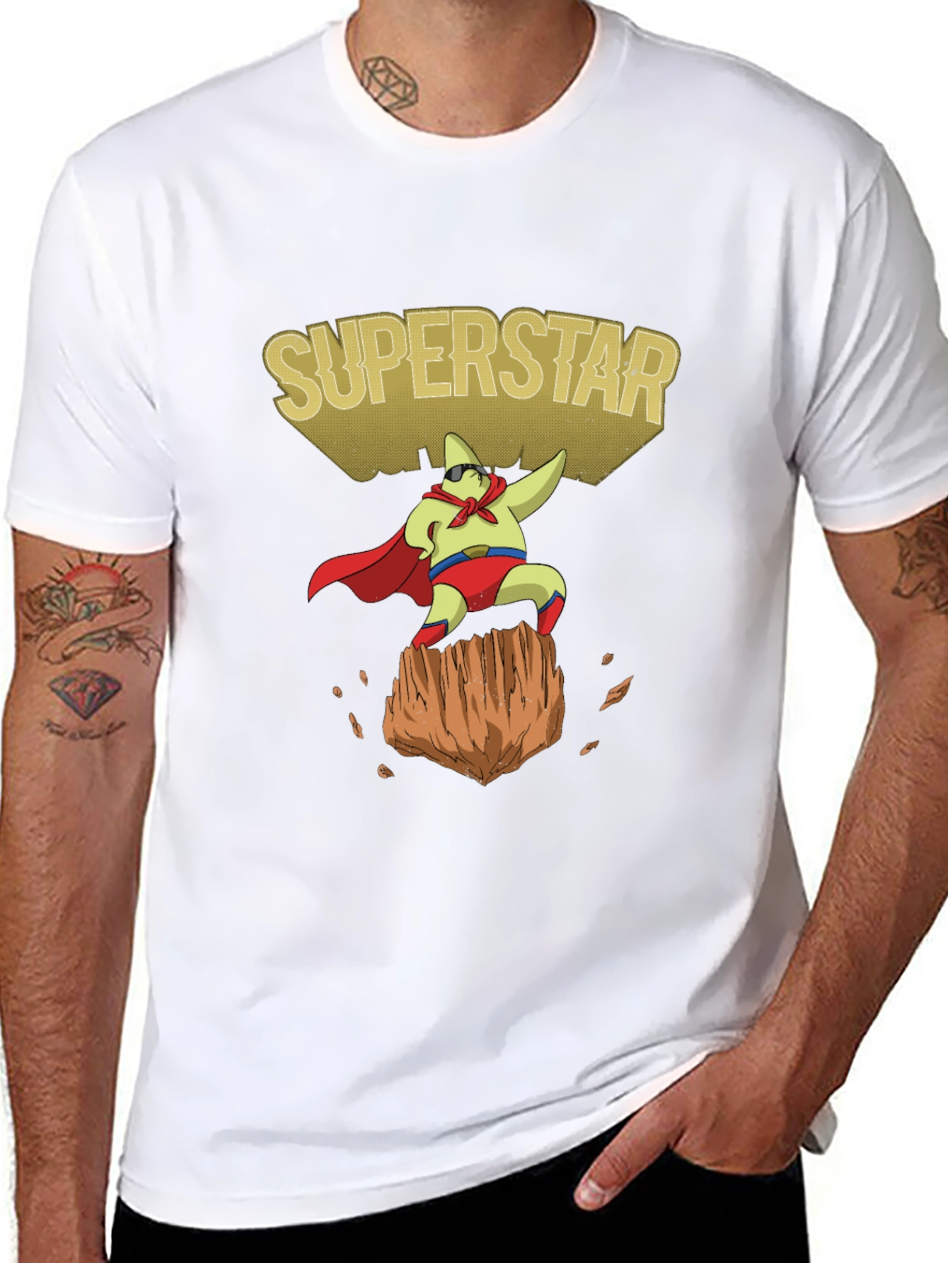 Superstar Cartoon Graphic Tee