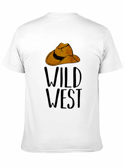 Wild West Graphic Tee - Cowboy Hat Design