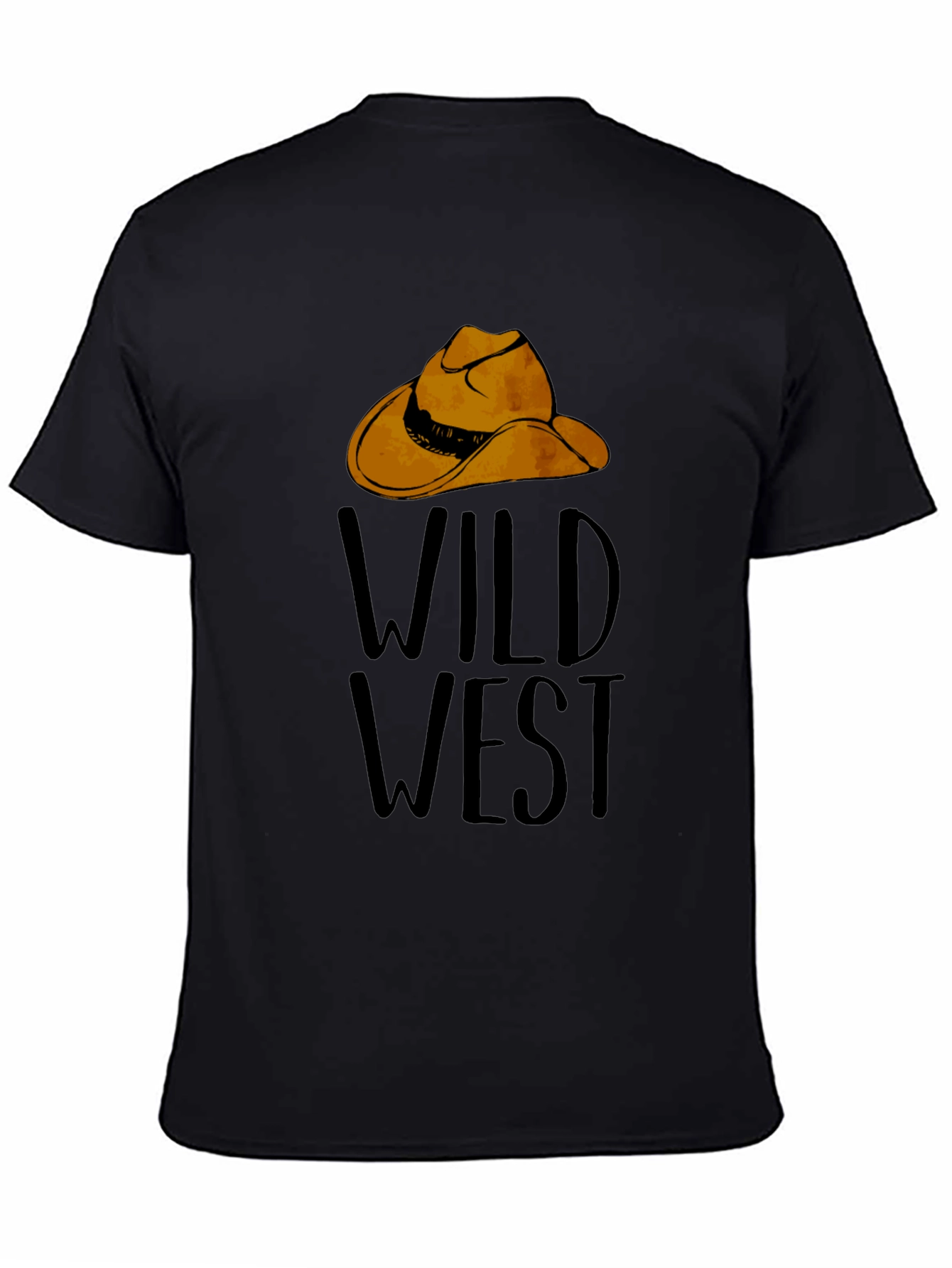 Wild West Graphic Tee - Cowboy Hat Design