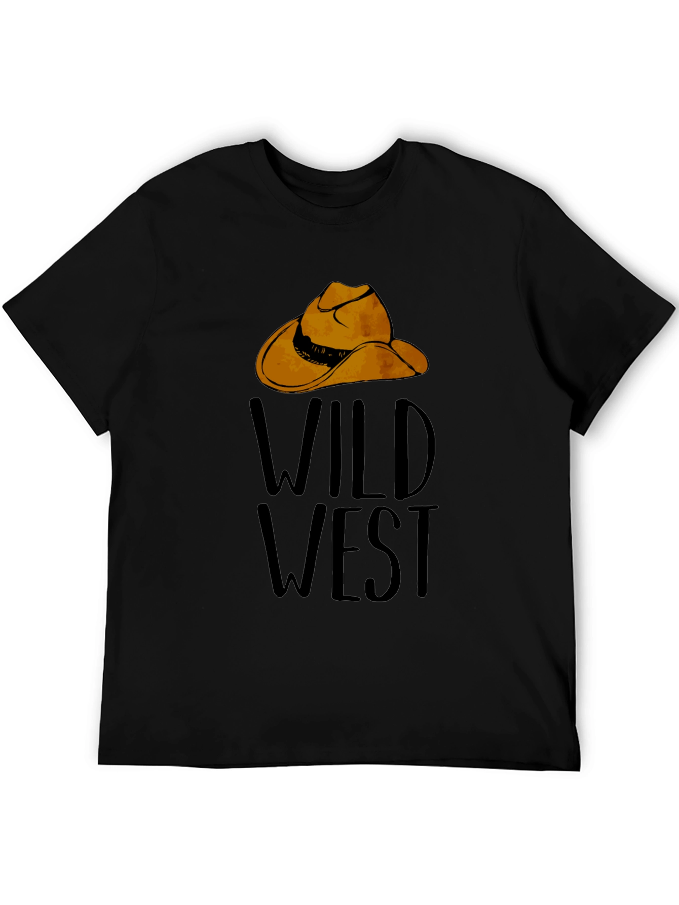 Wild West Graphic Tee - Cowboy Hat Design