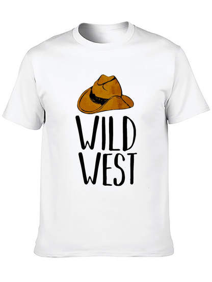Wild West Graphic Tee - Cowboy Hat Design