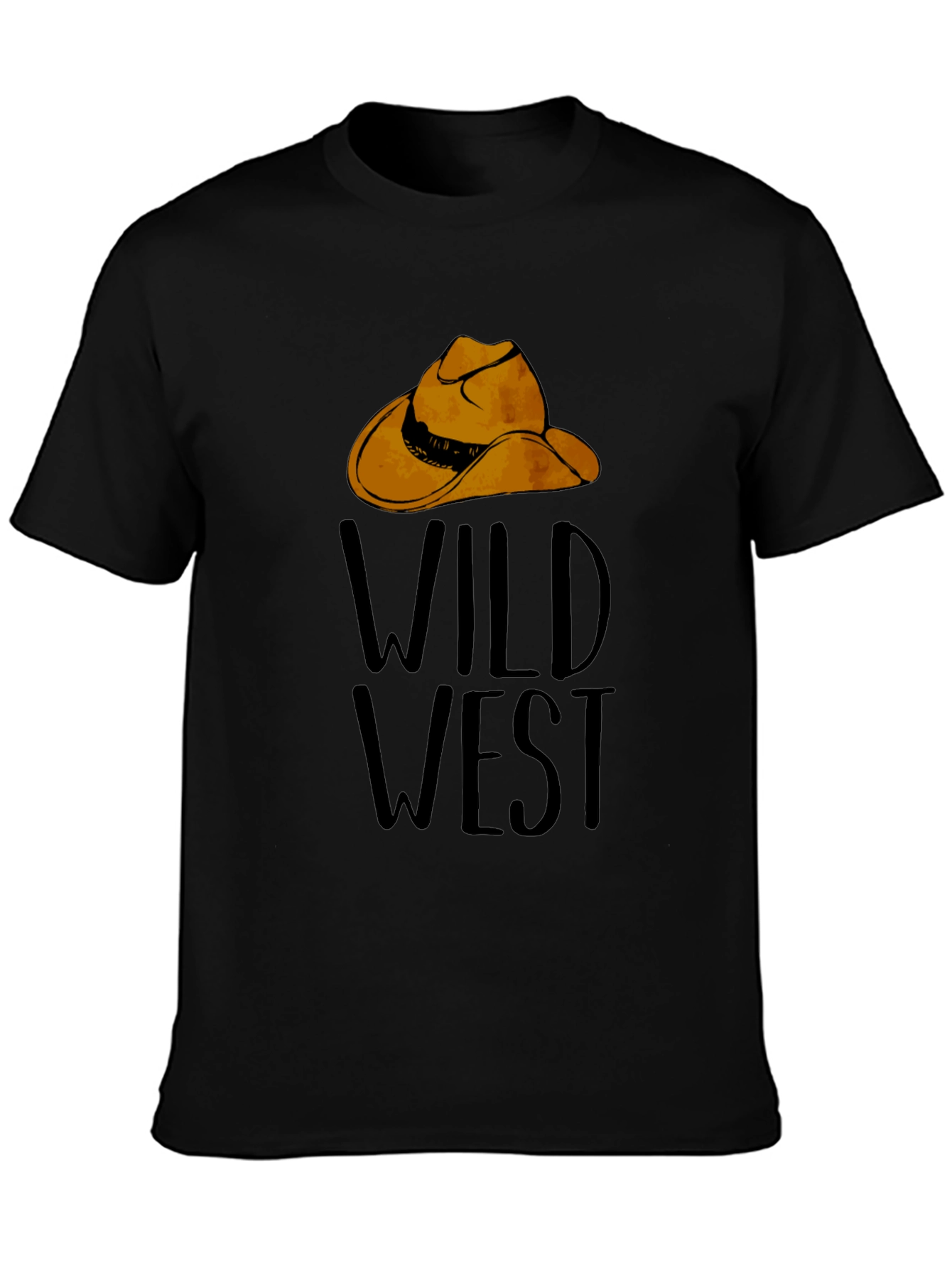 Wild West Graphic Tee - Cowboy Hat Design