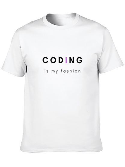 Coding is My Fashion Black Tee