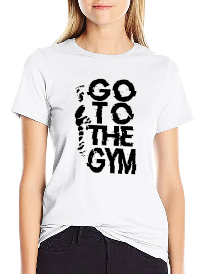 Go To The Gym Black T-Shirt