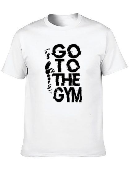 Go To The Gym Black T-Shirt