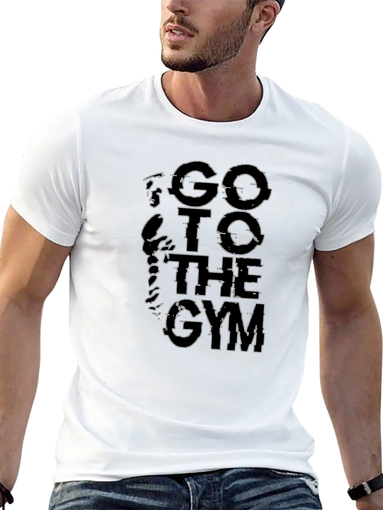 Go To The Gym Black T-Shirt