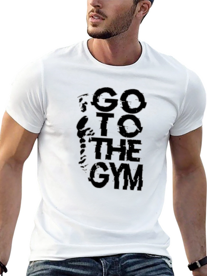 Go To The Gym Black T-Shirt