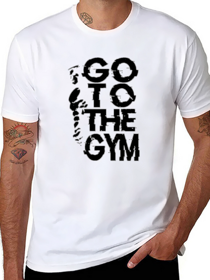 Go To The Gym Black T-Shirt