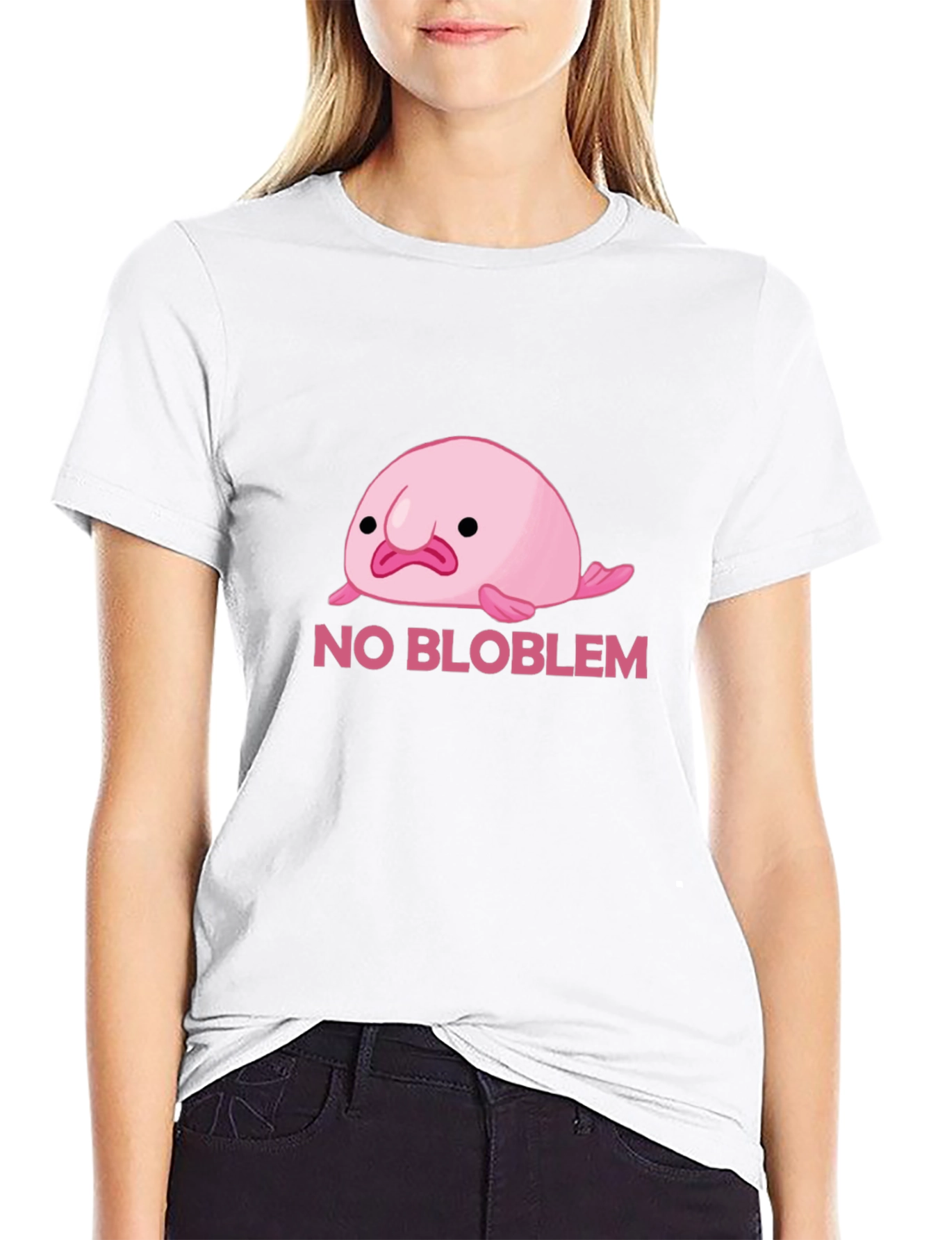 No Bloblem Funny Blobfish T-Shirt