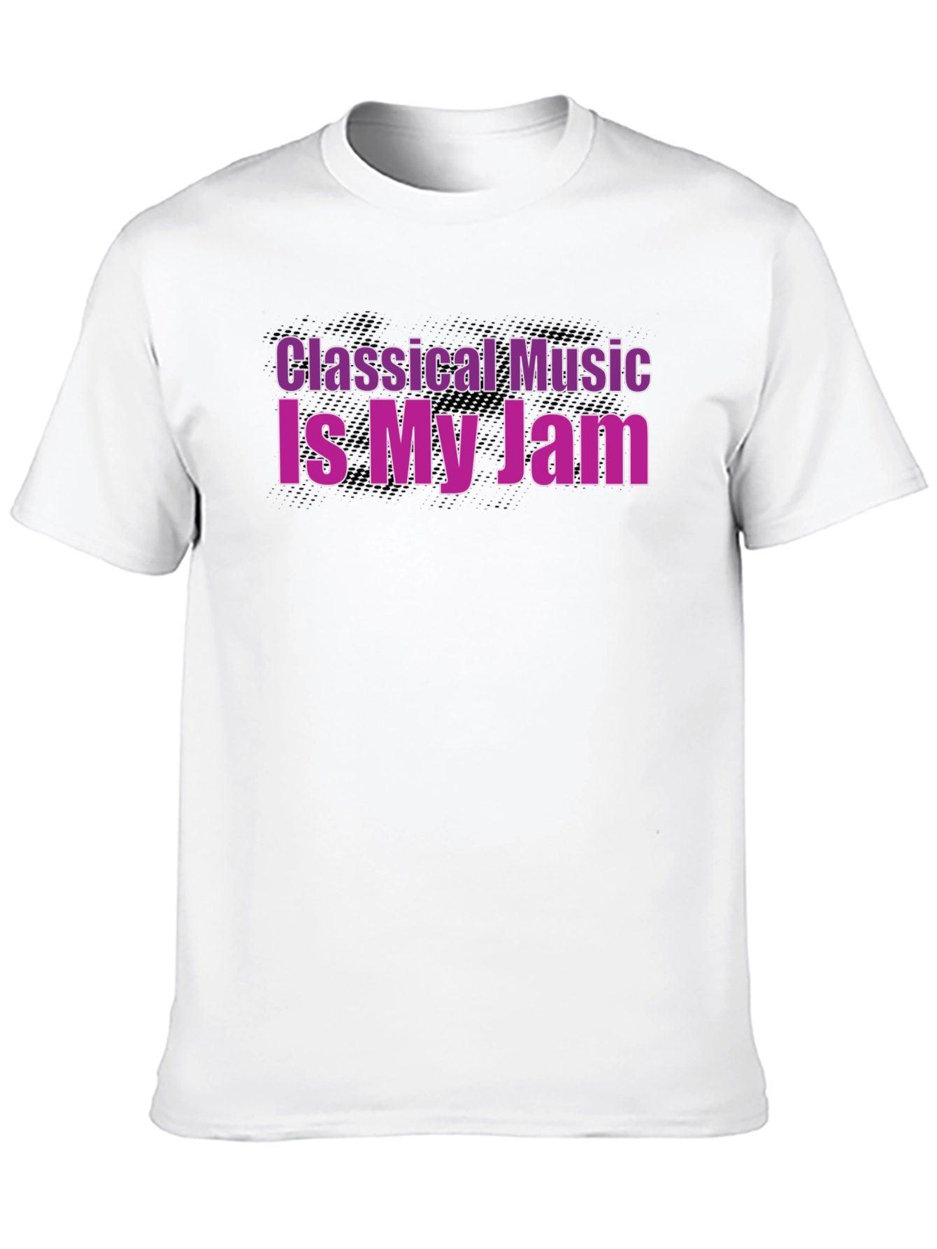 Classical Music Is My Jam Graphic Black T-Shirt