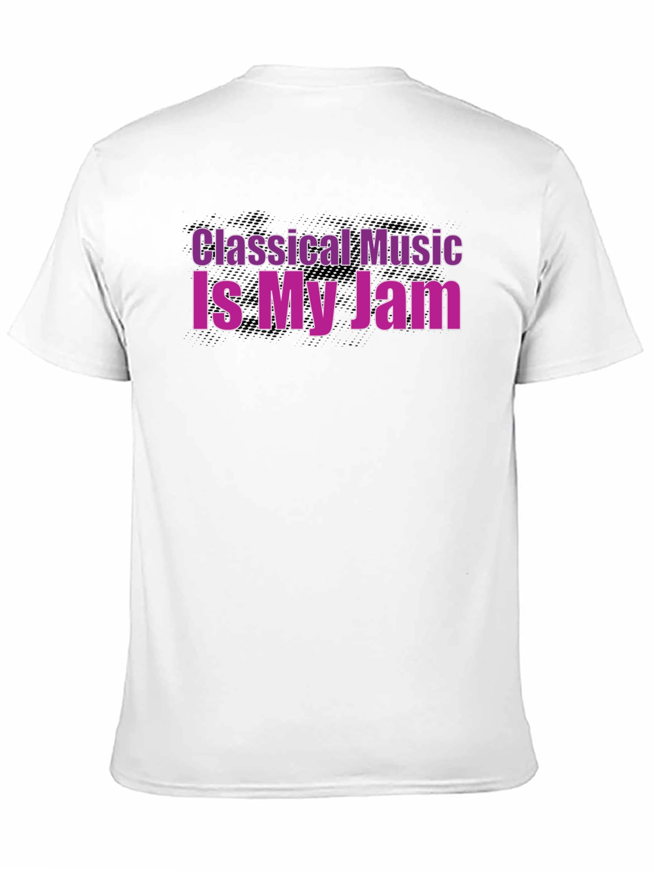 Classical Music Is My Jam Graphic Black T-Shirt