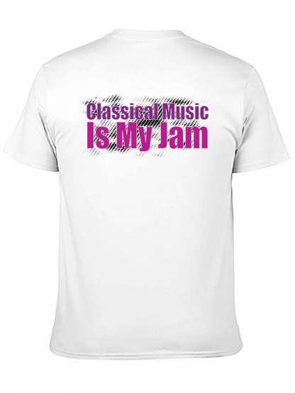 Classical Music Is My Jam Graphic Black T-Shirt