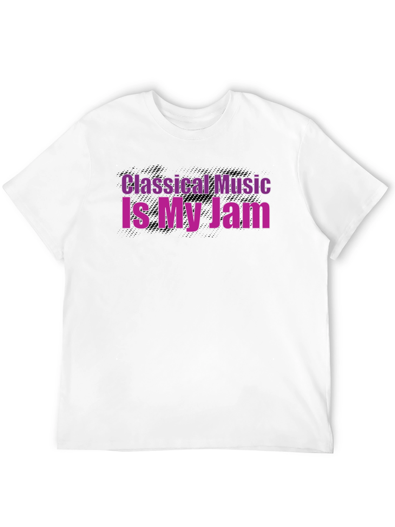 Classical Music Is My Jam Graphic Black T-Shirt