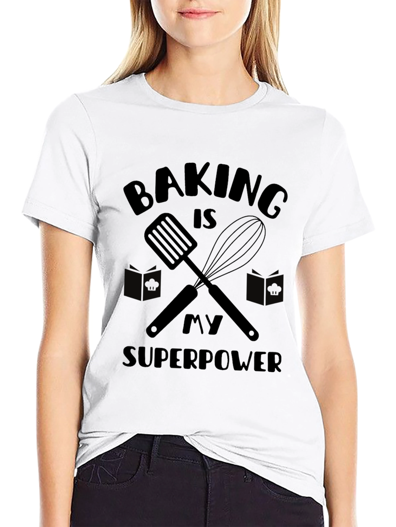 Baking is My Superpower Graphic T-Shirt