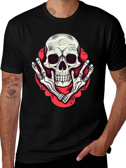 Skull & Bones Graphic Print T-Shirt