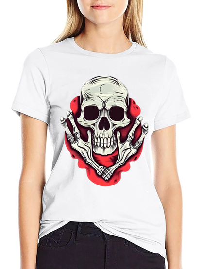 Skull & Bones Graphic Print T-Shirt