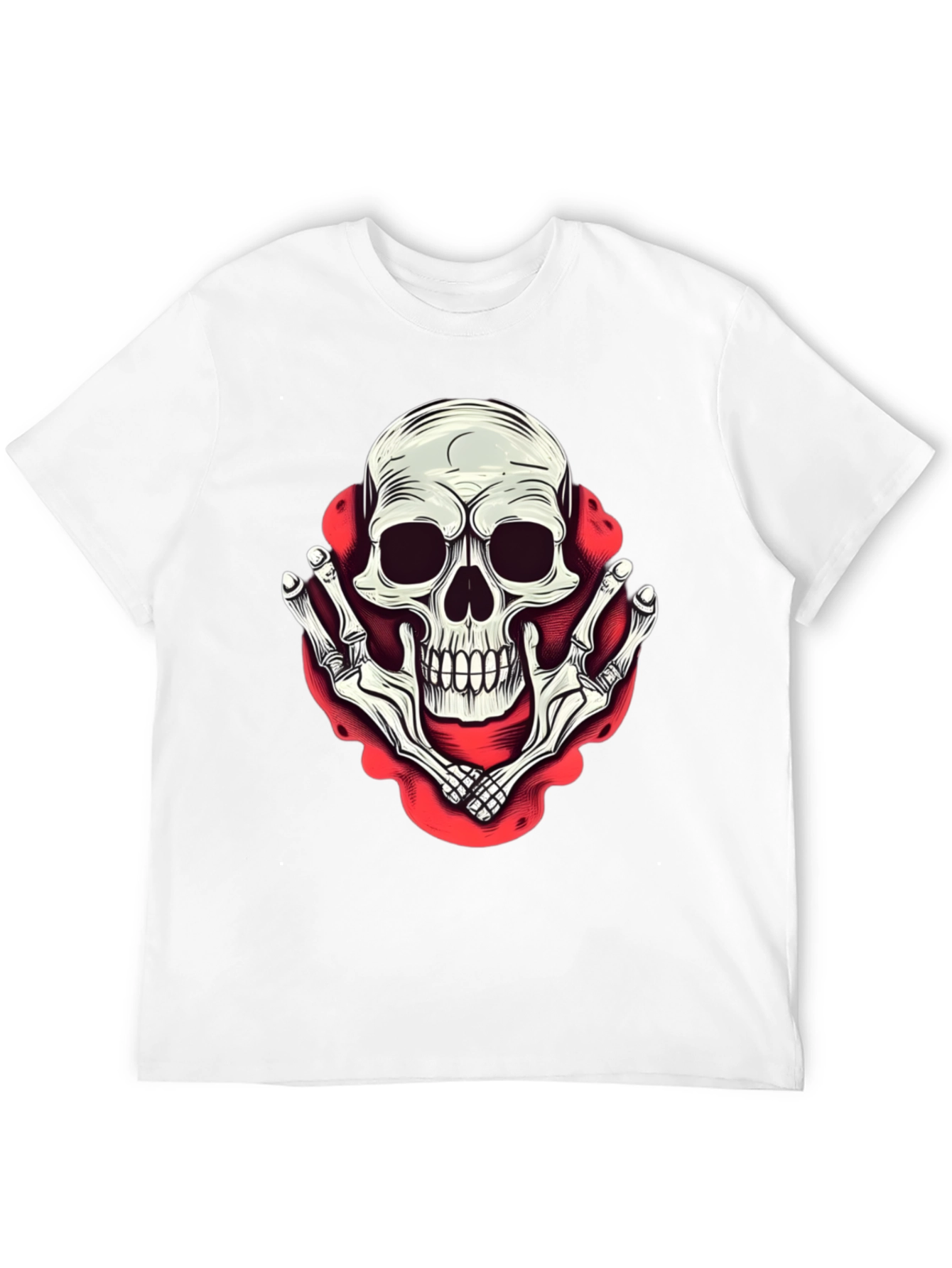 Skull & Bones Graphic Print T-Shirt
